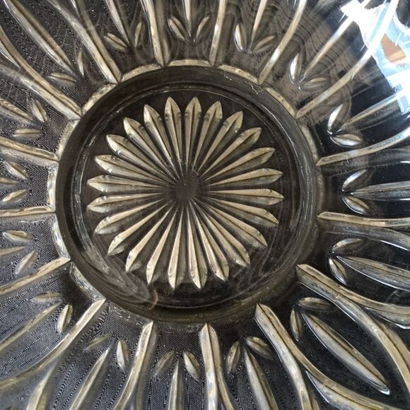 Vintage Federal Large Glass Petal Serving Platter Bowl- Classic Elegance for You - Picture 11 of 11